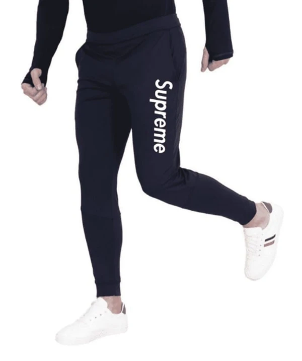 SP9501-Set Of 4 Pcs@294/Pc-Sports Imported 4 Way Lycra Fabric Jogger-SP9501-AL26-S02-AIR - M-1, L-1, XL-1, XXL-1, Airforce